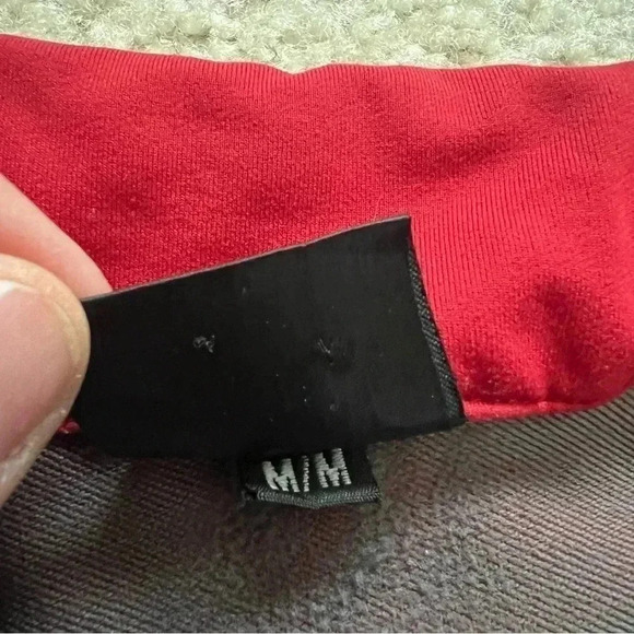 Descente 1/4 Zip Ski Snowboarding Outdoor Long Sleeve Shirt Sweater Red Size Med - Picture 10 of 16